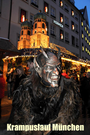 M&uuml;nchner Krampuslauf am 5.12.2010 (Foto. Ingrid Grossmann)